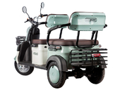 Электротрицикл Gelbert Beta 48V/60V 800Вт (сине-белый) - Фото 3