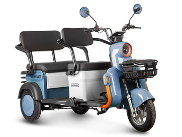 Электротрицикл Gelbert Beta 48V/60V 800Вт (сине-белый)