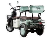 Электротрицикл Gelbert Beta 48V/60V 800Вт (серебристый) - Фото 3