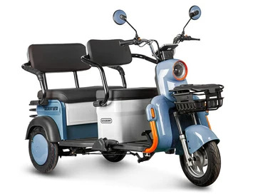 Электротрицикл Gelbert Beta 48V/60V 800Вт (сине-белый)
