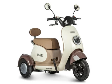 Электротрицикл Gelbert Ogma (бело-коричневый) 48V/60V 650Вт