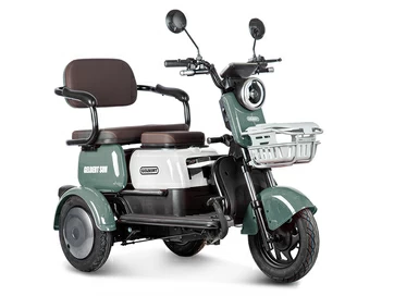 Электротрицикл Gelbert Sun (зеленый) 48V/60V 650Вт