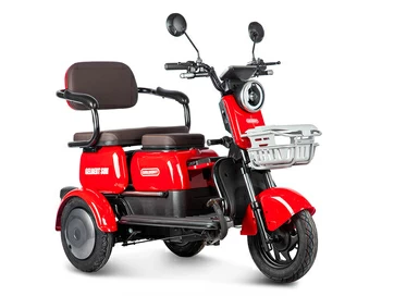 Электротрицикл Gelbert Sun (красный) 48V/60V 650Вт