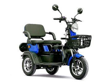 Электротрицикл GreenCamel Фродо X7 PRO (60V 800W) дифференциал (Синий)