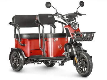 Электротрицикл Wanshida UM+ 60V 1000Вт (красный)